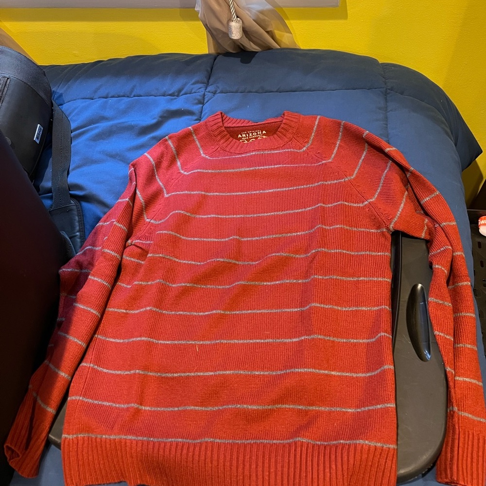 Red sweater